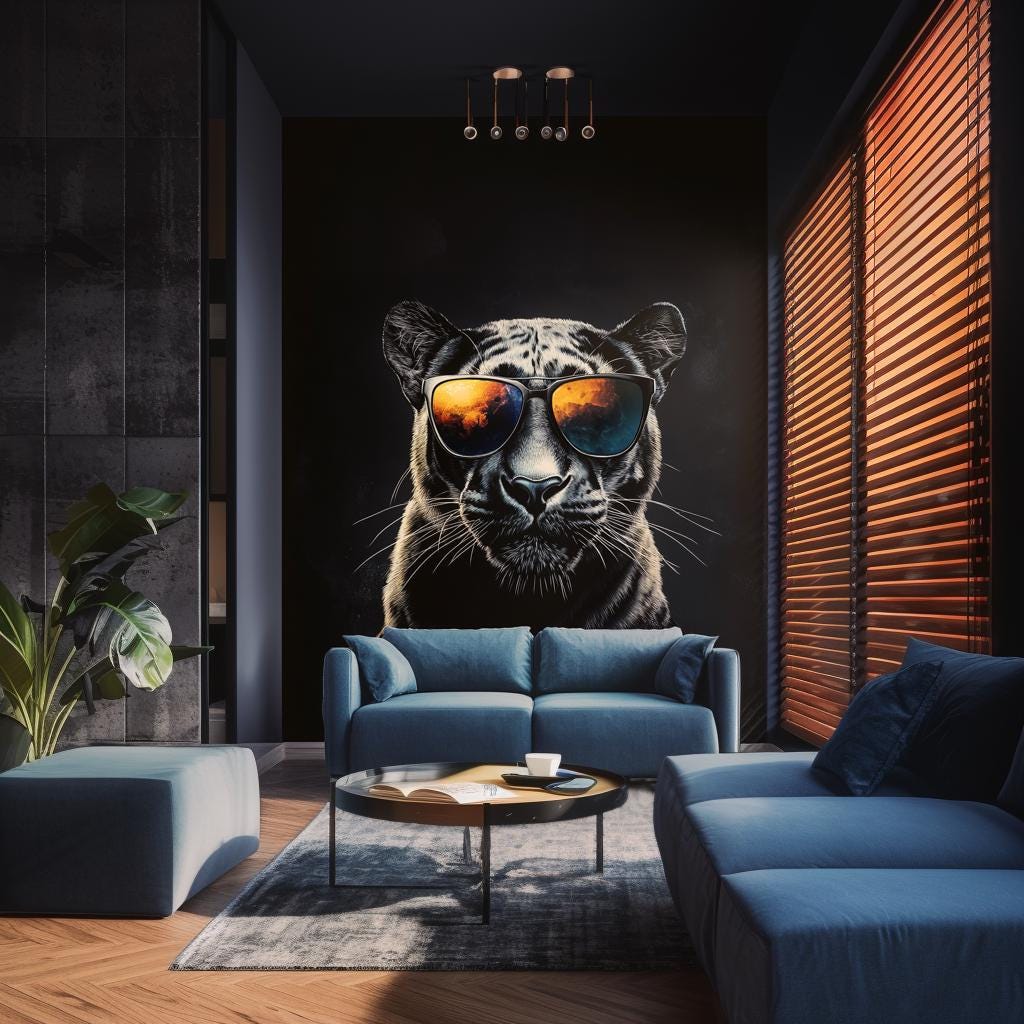 Alternate gallery view of Black Panther Wall Decal.