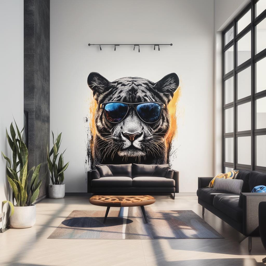 Alternate gallery view of Black Panther Wall Decal.