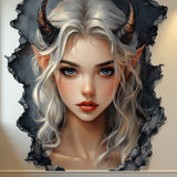 Additional product view of Fantasy Elf Wall Decal.