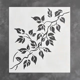 Product presentation view of 3D Printed Leaf Vine Painting Stencil.