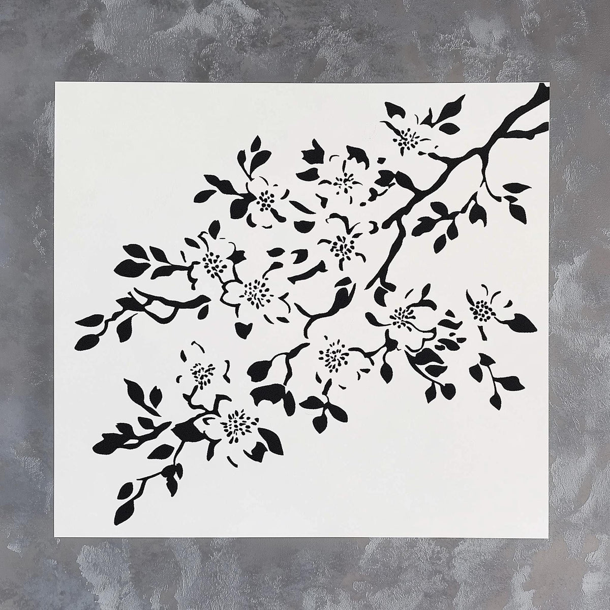 Product view of Cherry Blossom Stencil.