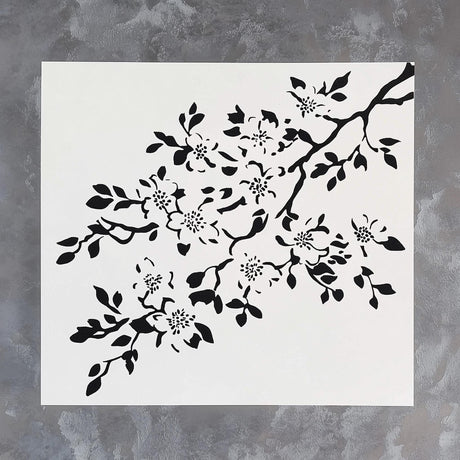 Product view of Cherry Blossom Stencil.