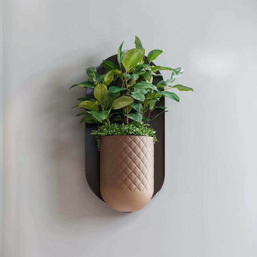 Additional product detail of Modern Wall Planter.