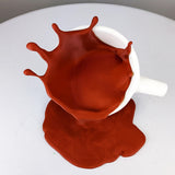 Product gallery view 14 of 3D Printed Coffee Splash Illusion Sculpture.