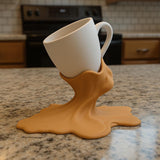 Additional product detail of 3D Printed Spilled Coffee Cup Holder.
