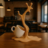 Alternate product view of 3D Printed Spilled Coffee Cup Sculpture.