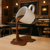 Alternate gallery view of Floating Coffee Cup Sculpture.