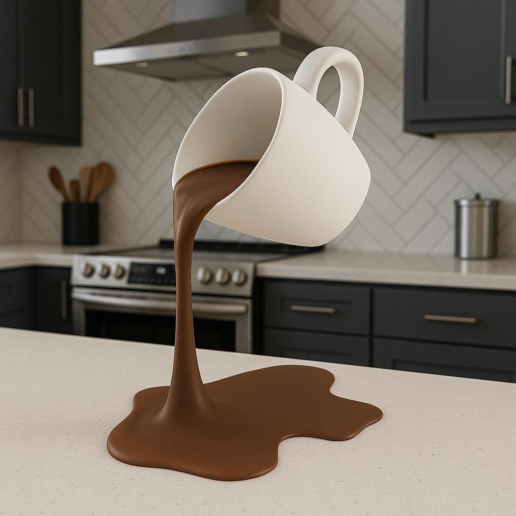 Product gallery view 11 of Floating Coffee Cup Sculpture.