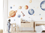Product gallery view of Solar System Wall Decals XXL.