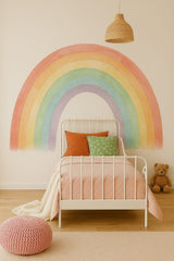 Additional product view of Pastel Rainbow Wall Decal.