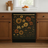 Product detail view of Vintage Floral Dishwasher Cover.