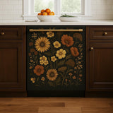 Alternate product view of Vintage Floral Dishwasher Cover.