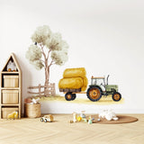 Alternate product view of Farm Tractor Wall Decal Set.