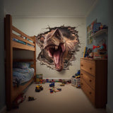 Alternate product view of 3D T-Rex Wall Decal.
