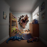 Alternate product view of T-Rex Wall Decal for Kids Room.