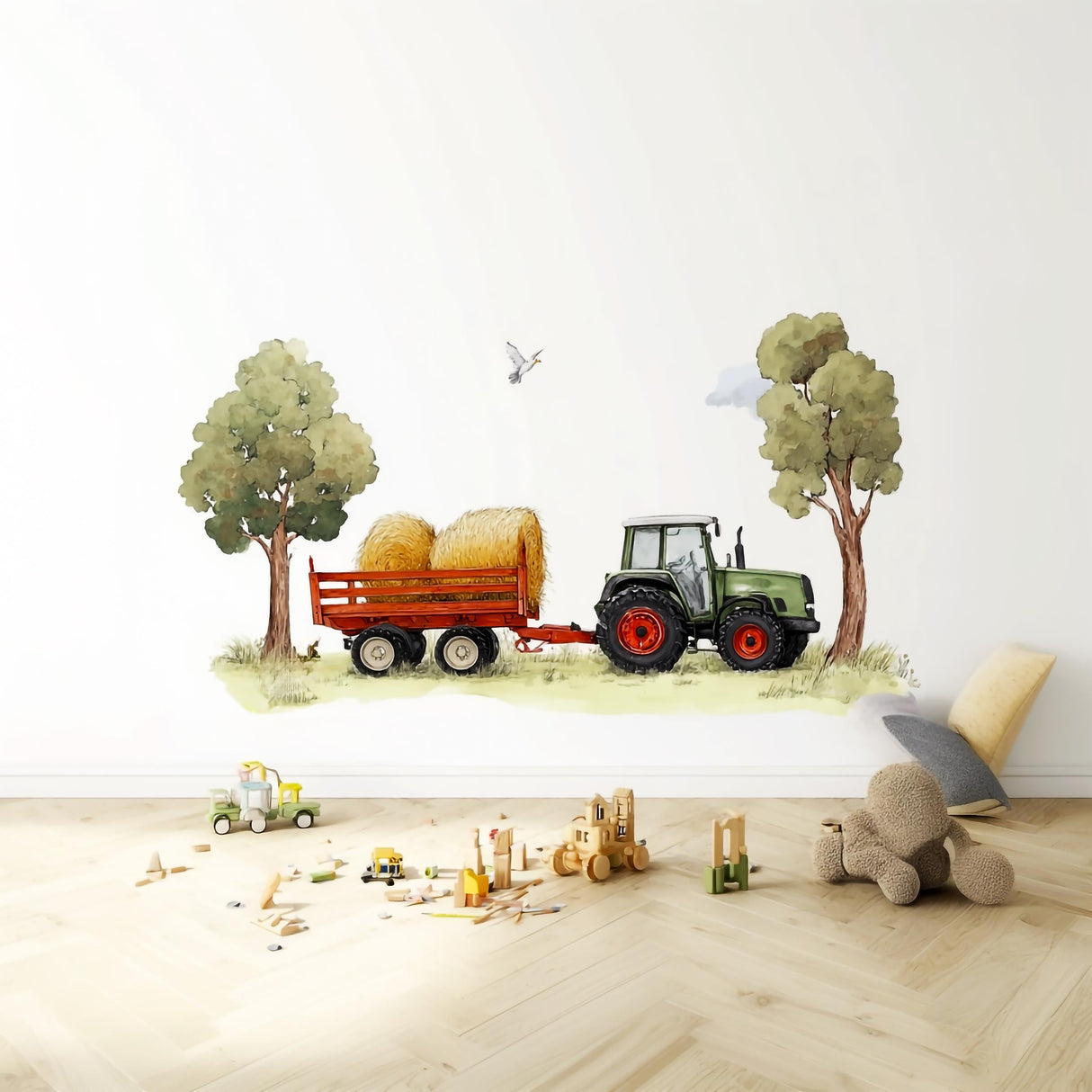 Product gallery view of Farm Tractor Wall Decal.