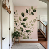 Alternate gallery view of Vertical Vine Leaf Wall Decal.