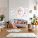 Product gallery view of Fairy Ballerina Wall Decal.