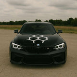 Product gallery view of Honeycomb Hood Car Decal.
