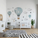 Alternate product view of Hot Air Balloon Wall Decals.