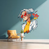 Product gallery view of Anime Girl Wall Decal.