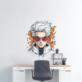Product gallery view of Anime Wall Decal Male Character.