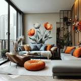 Product detail view of Watercolor Tulip Wall Decal.