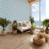 Product gallery view of 30x Ocean Wave Wall Decals.