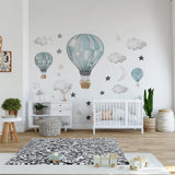 Product gallery view of Hot Air Balloon Wall Decals.