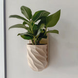 Product presentation view of 3D Printed Wall Planter.