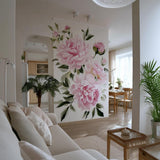 Alternate product view of Pink Peony Wall Mural.