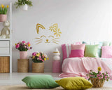 Alternate product view of Cute Cat Wall Decal.