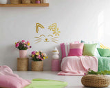 Product gallery view of Cute Cat Wall Decal.