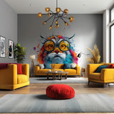 Product gallery view of Pallas Cat Wall Decal.