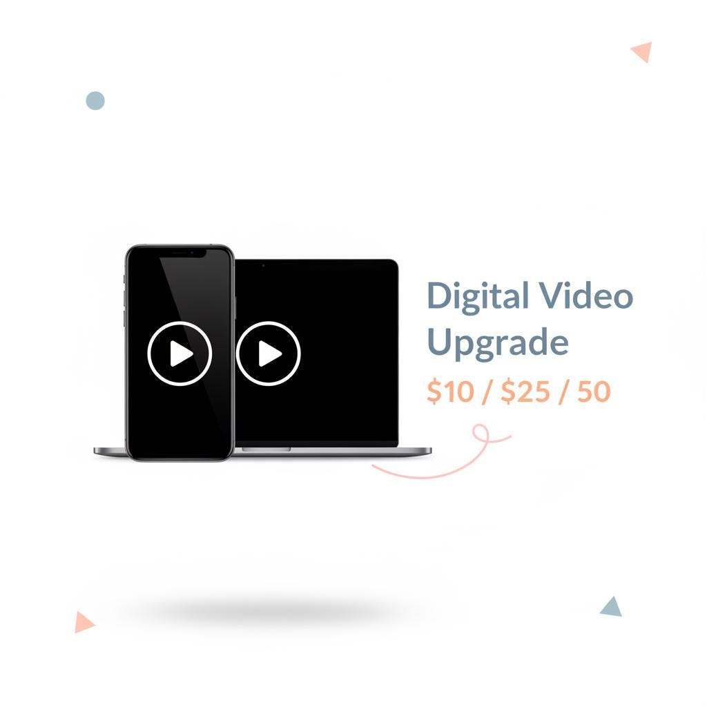 Product view of Video of Your Order.