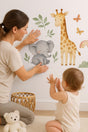 Product view of Jungle Animal Wall Decals for Nursery.