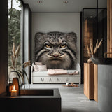 Product gallery view of Pallas Cat Wall Decal.