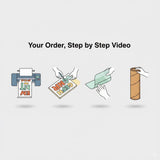 Video of Your Order | Packaging, Full Production, VIP Voiceover | Custom Behind the Scenes Upgrade for Wall Decals & Stickers
