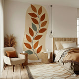 Product gallery view of Abstract Leaf Wall Decal.