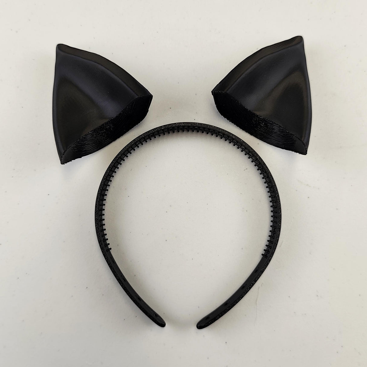 Alternate product view of 3D Printed Gothic Cat Ears Headband.