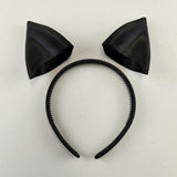Alternate product view of 3D Printed Gothic Cat Ears Headband.