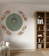 Alternate product view of Hanging Plant Wall Decal.