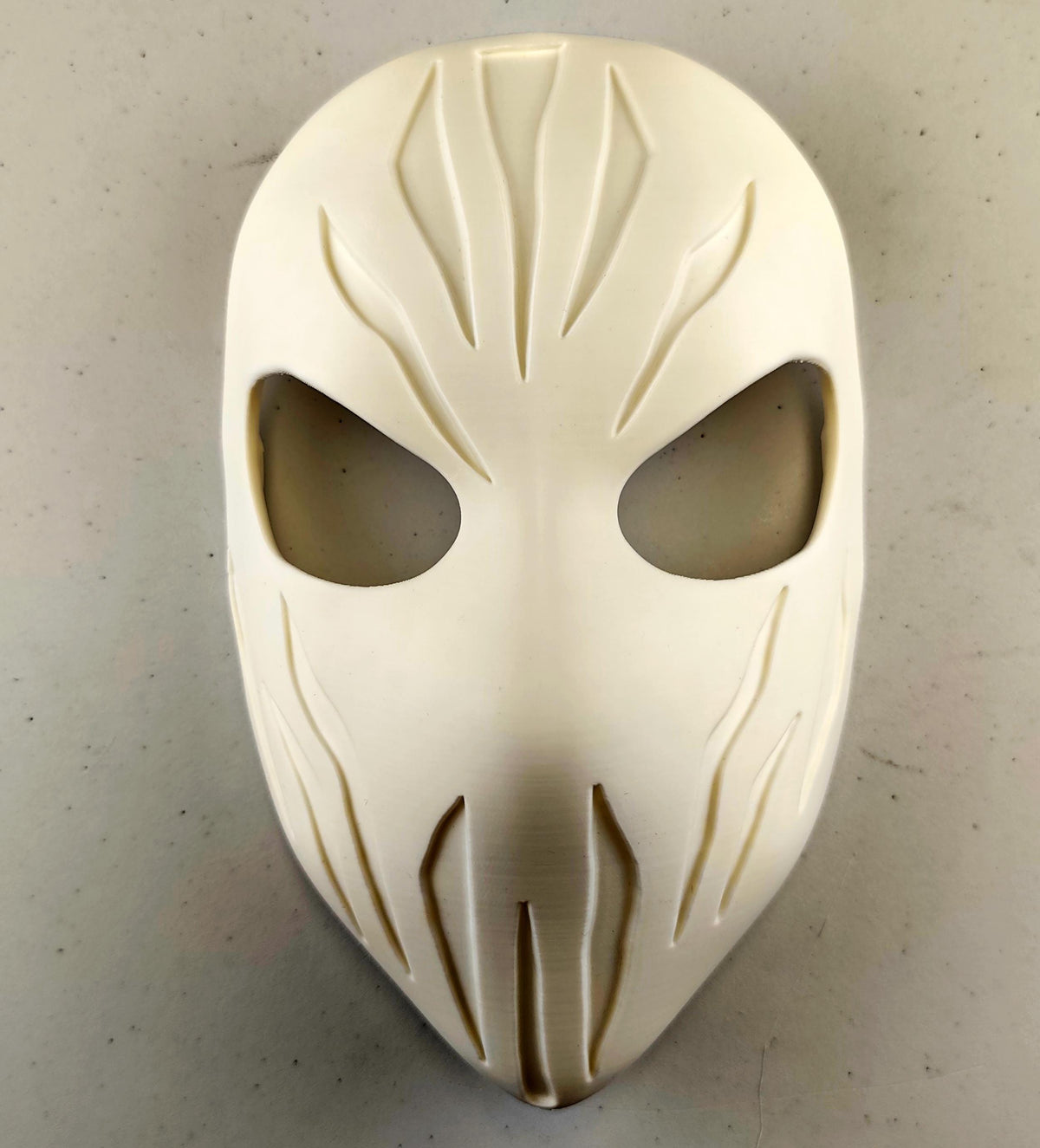 Additional product view of 3D Printed Skull Assassin Mask.