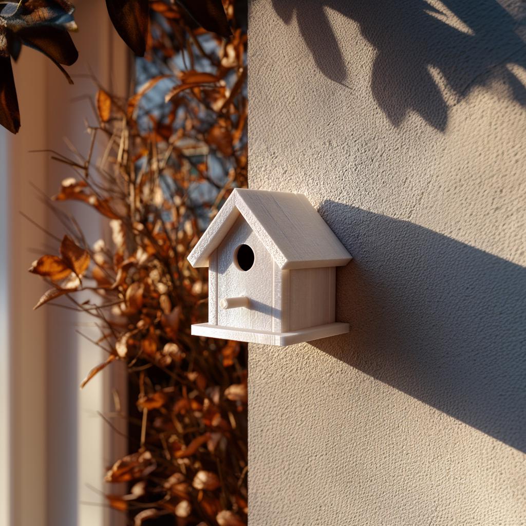 Alternate product view of 3D Printed Minimal Hidden Storage Birdhouse.
