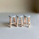 Product gallery view of 3D Printed 1:12 Bar Stool Set of 3.