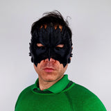 Additional product detail of 3D Printed Black Raven Beak Cosplay Mask.