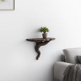 Additional product view of 3D Printed Twisted Root Wall Shelf.