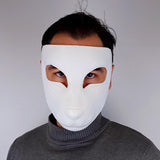Product detail view of 3D Printed Kitsune Mask.