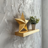 Additional product view of 3D Printed Star Wall Shelf.