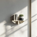 3D Printed Geometric Book Wall Shelf shown in the product image.